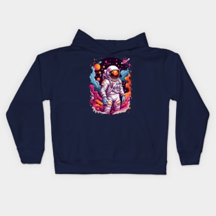 Astronaut Exploration Kids Hoodie